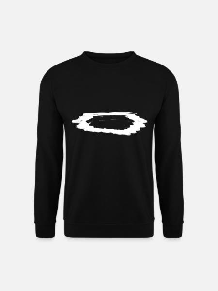 symbol muster striche - Unisex Pullover - Schwarz