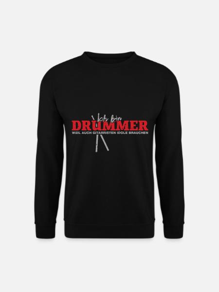 Drummer - Unisex Pullover - Schwarz