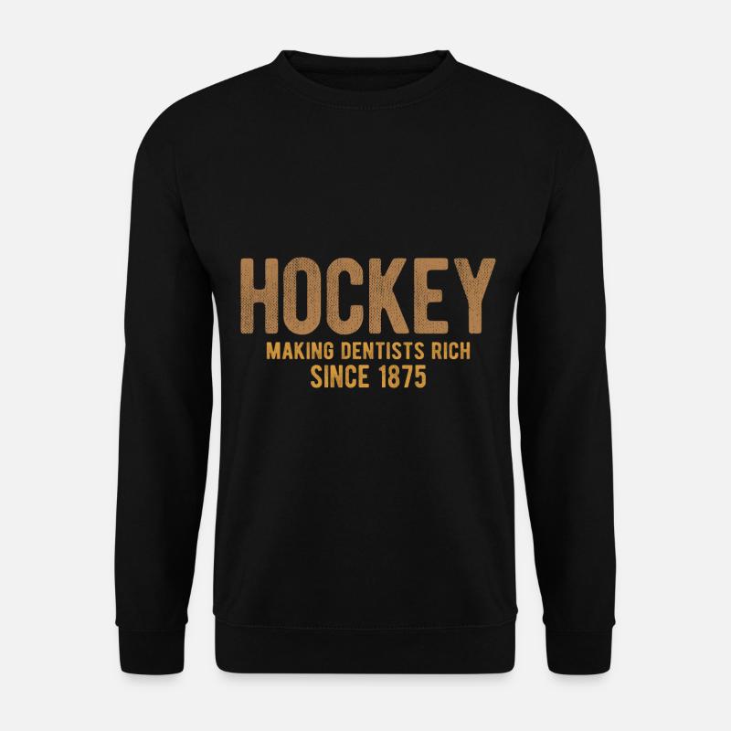 Eishockey - Unisex Pullover - Schwarz