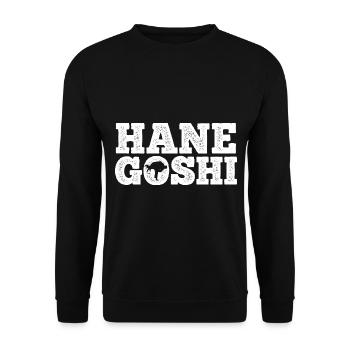 Japanischer Kampfsport Judo - Unisex Pullover - Schwarz - Vorne - Alina (178cm) & Michal (187cm)