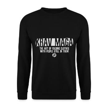 Krav Maga - Unisex Pullover - Schwarz - Vorne - Alina (178cm) & Michal (187cm)