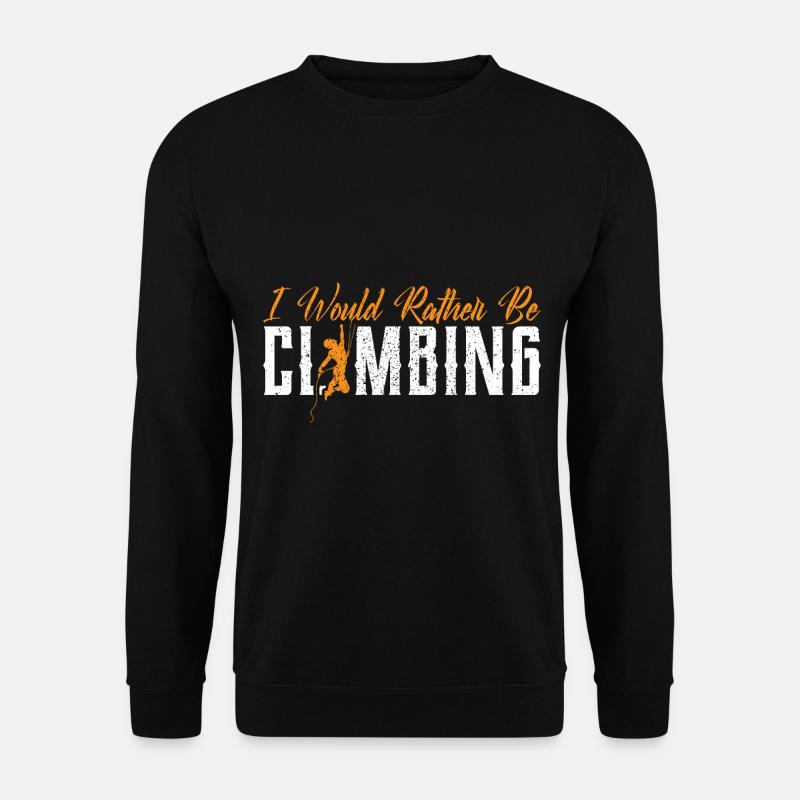 Rock Climbing - Unisex Pullover - Schwarz