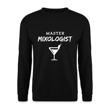 Master Mixologist Bartender Bartending T-Shirt - Unisex Sweatshirt - black - Front - Alina (178cm) & Michal (187cm)
