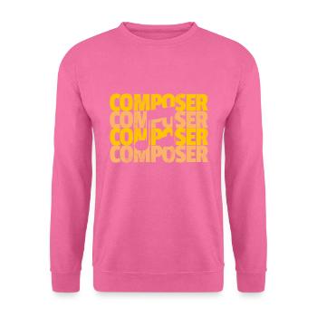 Komponist: Jazz, Klassik, Filmmusik, Video - Unisex Pullover - Pink - Vorne