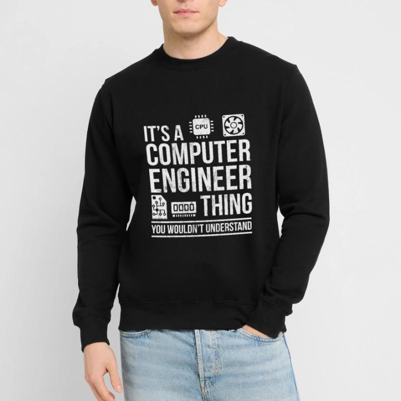 Computeringenieur Es ist eine Computertechnik Unisex Pullover