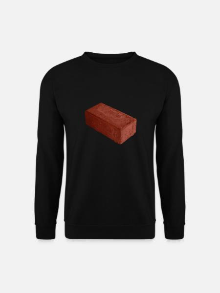 Nur ein Brick Plain Singular Regular Brick für - Unisex Pullover - Schwarz