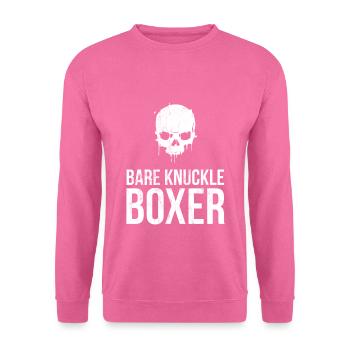Bare Knuckle Boxer für Faustkämpfer Bare Fist Fighter - Unisex Pullover - Pink - Vorne