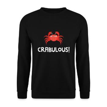 Crabe crabe - Sweat-shirt Unisexe - noir - Devant - Alina (178cm) & Michal (187cm)