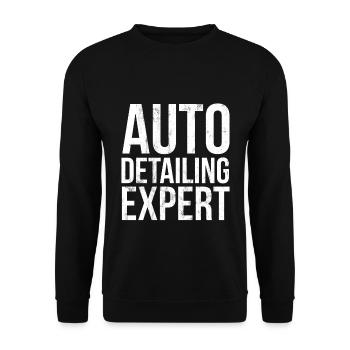 Amateur de voiture expert en détails automatiques - Sweat-shirt Unisexe - noir - Devant - Alina (178cm) & Michal (187cm)