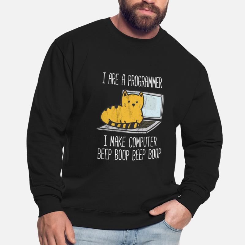 Ich bin Programmierer Ich mache Computer Beep Boop Unisex Pullover