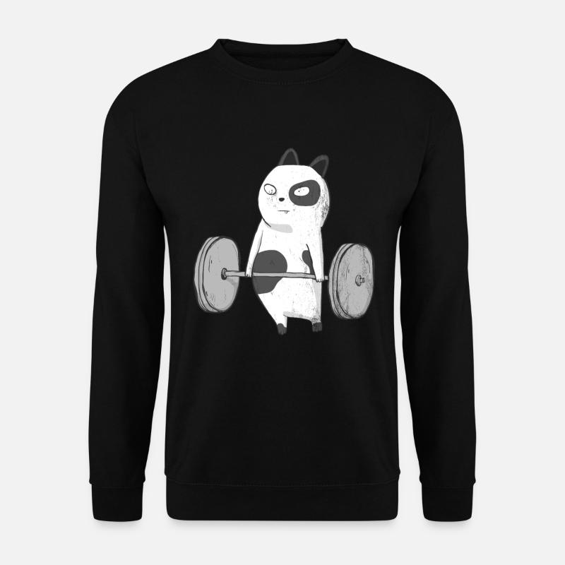 Cat Deadlift Powerlifting - Unisex Sweatshirt - black