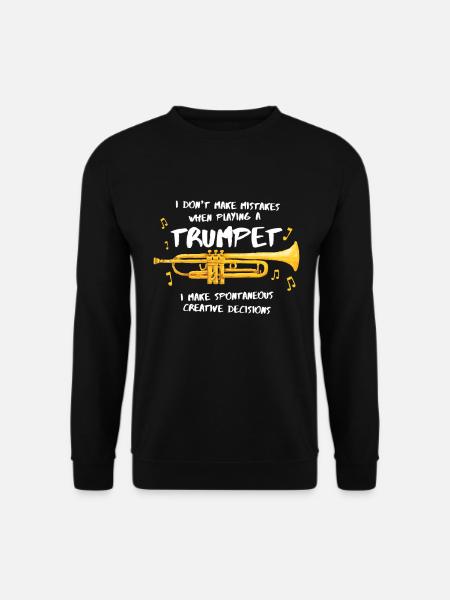I Don'T Make Mistakes When Playing Trumpet - Unisex Sweatshirt - black