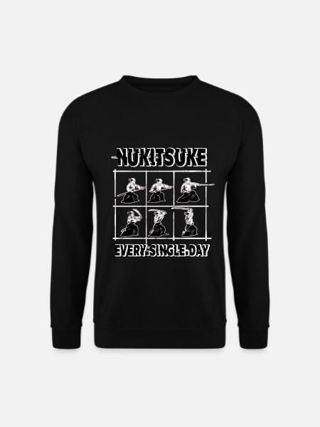 Iaido Iaijutsu Bushido Nukitsuke Japanischer Samurai - Unisex Pullover - Schwarz