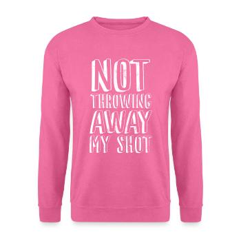 Ne pas jeter mon coup de père fondateur - Sweat-shirt Unisexe - rose - Devant