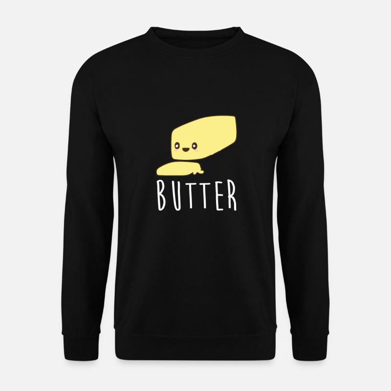 Kawaii Butter Cute Bff Cute Butter Face - Unisex Sweatshirt - black
