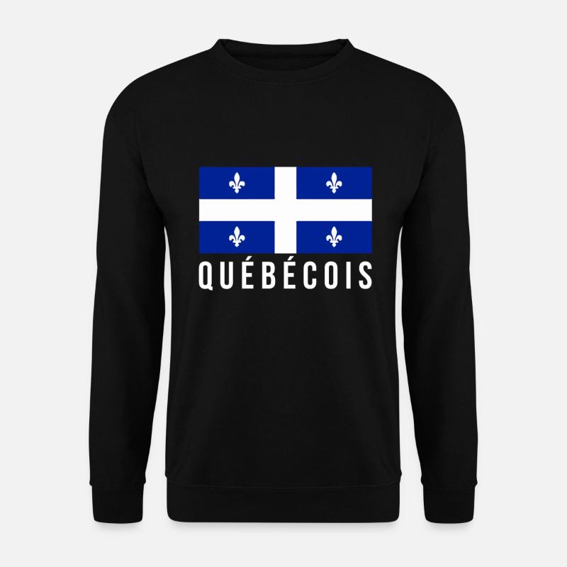 Provinz Quebec Montreal Französisch Quebecois - Unisex Pullover - Schwarz