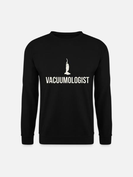 Vakuumologe Lustige Hausreinigung - Unisex Pullover - Schwarz