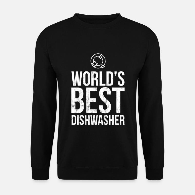 Weltbeste Spülmaschine aller Zeiten Lustiges Geschenk Job Dish - Unisex Pullover - Schwarz