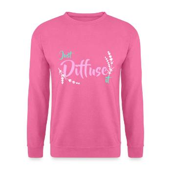 Just Diffuse It Essential Oils - Unisex Sweatshirt - pink - Front