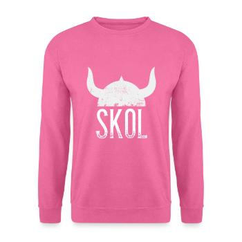 Der Nordic Skol Helm - Unisex Pullover - Pink - Vorne