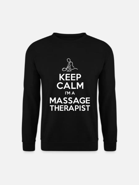 Keep Calm I Am A Massage Therapist - Unisex Sweatshirt - black