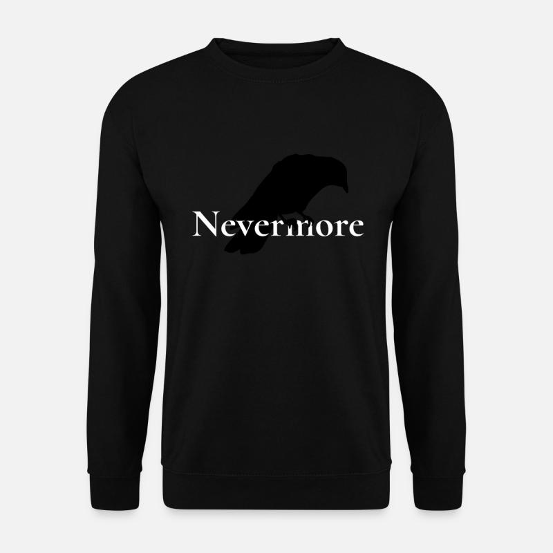 Nevermore The Raven Edgar Allen Poe - Sweat-shirt Unisexe - noir