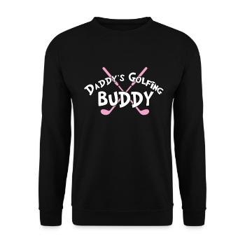 Daddy'S Golfing Buddy Golf Clubs & Bag Kids Girls - Unisex Sweatshirt - black - Front - Alina (178cm) & Michal (187cm)