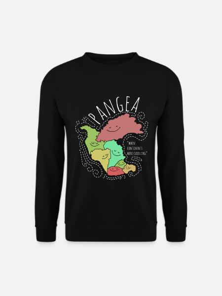 Wiedervereinigung Pangaea Lustige Geologie für Geologen - Unisex Pullover - Schwarz