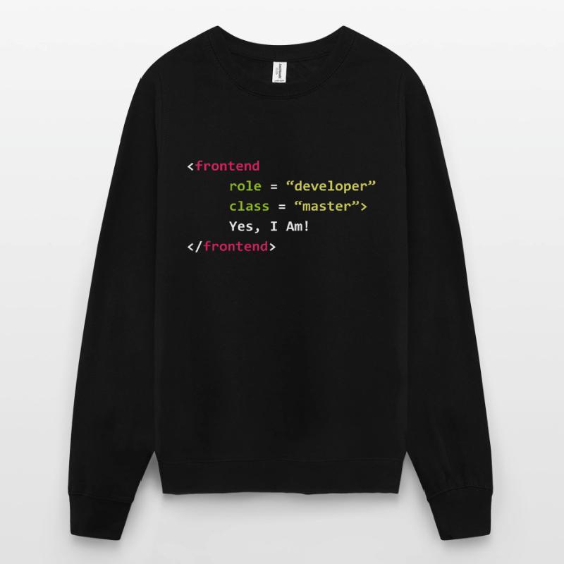 Développeur Frontend Programmeur Funny Gift Coder Sweat-shirt Unisexe