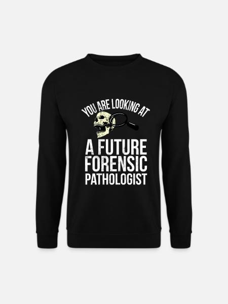 Future Forensic Pathologist - Abschlussgeschenk - Unisex Pullover - Schwarz
