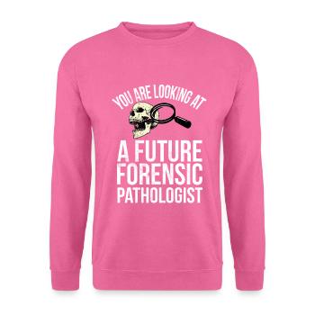 Future médecin légiste - Cadeau de fin d’études - Sweat-shirt Unisexe - rose - Devant