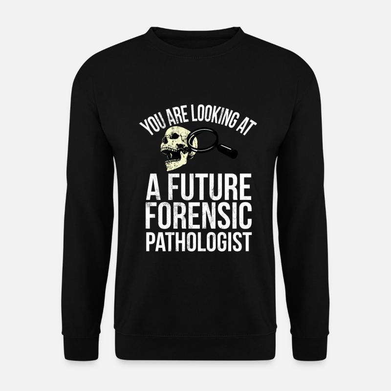 Future Forensic Pathologist - Abschlussgeschenk - Unisex Pullover - Schwarz