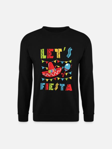 Funny Mexico - Fiesta - Mexican Party Tee - Unisex Sweatshirt - black