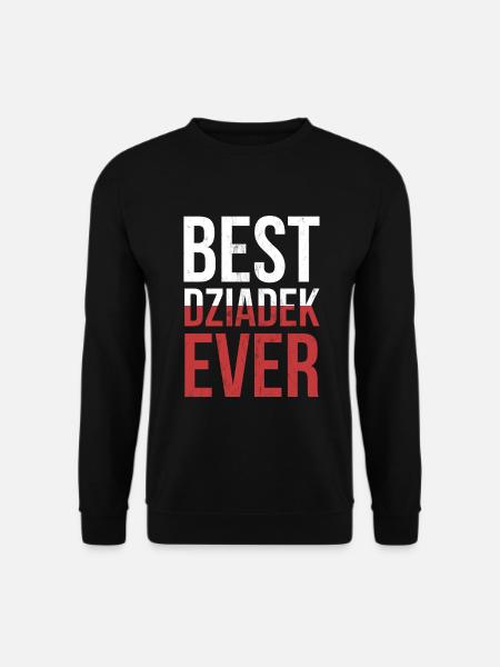 Der beste Dziadek aller Zeiten für Männer! Polnischer Großvater - Unisex Pullover - Schwarz