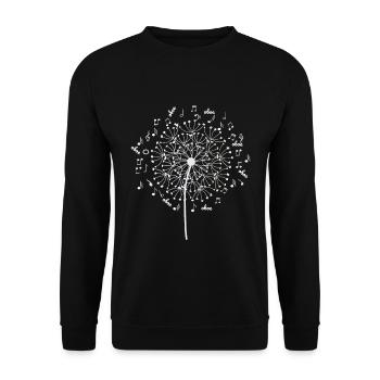 Oboe Music Band Oboist Gift - Unisex Sweatshirt - black - Front - Alina (178cm) & Michal (187cm)