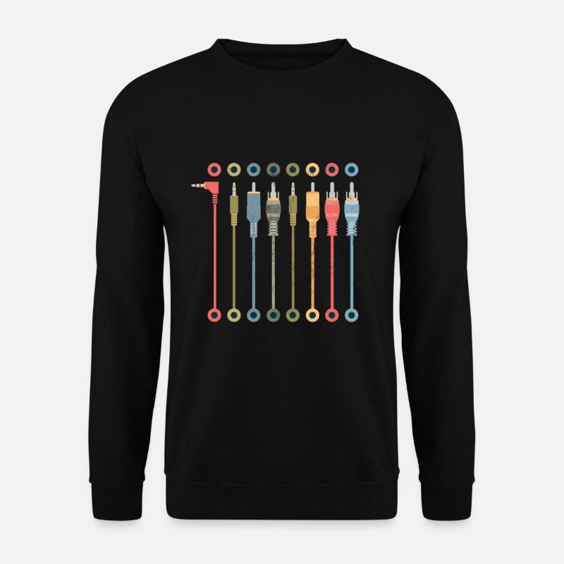 Patch Bay für Audio-Nerds, Audio Engineer, - Unisex Pullover - Schwarz