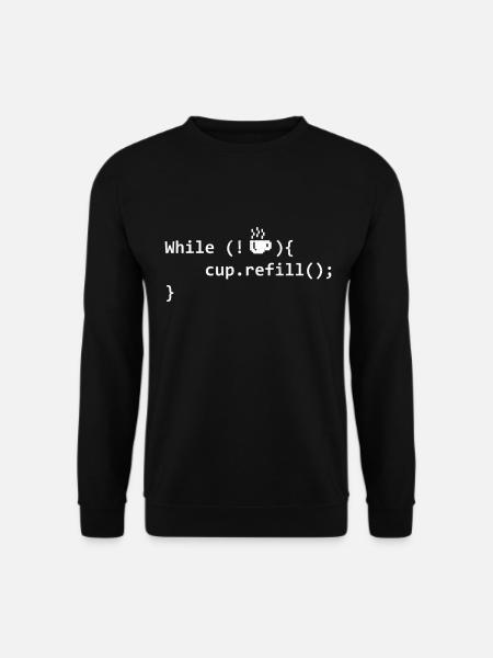 Lustiger Programmierer für Java-Kaffee-Programmierung - Unisex Pullover - Schwarz