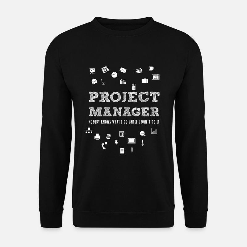 Chef de projet Directeur Général Superviseur Boss - Sweat-shirt Unisexe - noir