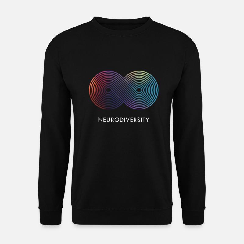 Neurodiversity Print - Unisex Pullover - Schwarz