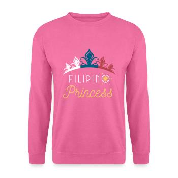Philippinische Prinzessin Tiara National Flag Print - Unisex Pullover - Pink - Vorne