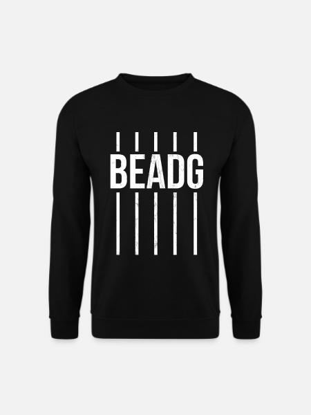 5 String Bass Beadg Lustiges Bass Player Design - Unisex Pullover - Schwarz