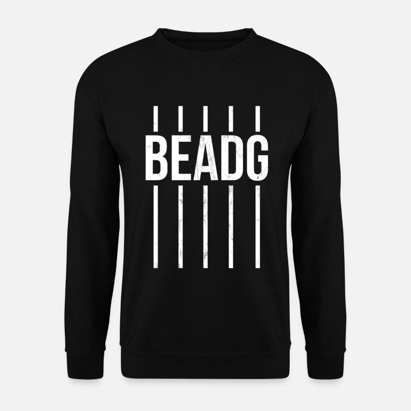 5 String Bass Beadg Lustiges Bass Player Design - Unisex Pullover - Schwarz
