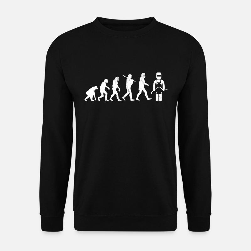Conception de soudeur drôle d'évolution - Sweat-shirt Unisexe - noir