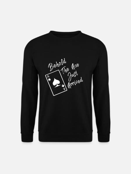 Asexual/Unisexual Flag Ace Pride Love And Freedom - Unisex Sweatshirt - black