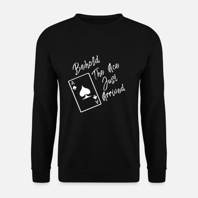 Asexuelle / unisexuelle Flagge Ace Pride Love And Freedom - Unisex Pullover - Schwarz