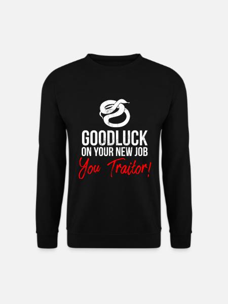 Sjov farvel kollega forlader gave - Unisex sweater - sort