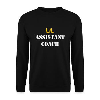 Kids Lil Assistant Coach - Kid Helper Sports d'équipe - Sweat-shirt Unisexe - noir - Devant - Alina (178cm) & Michal (187cm)