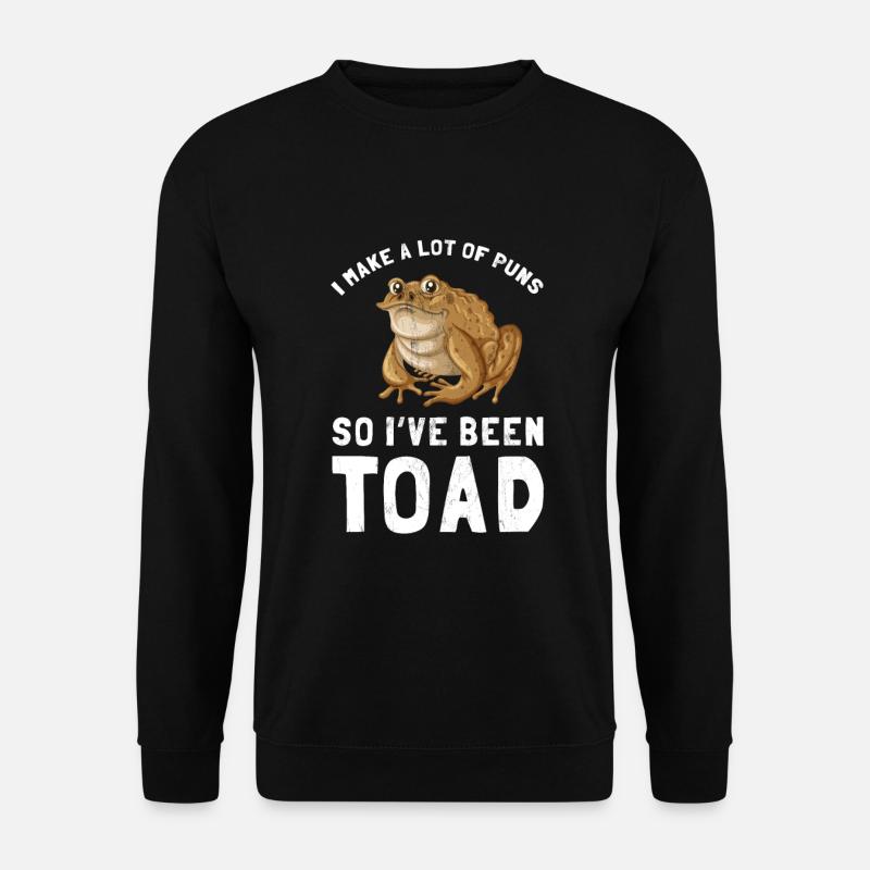 Crapaud Pun - Sweat-shirt Unisexe - noir