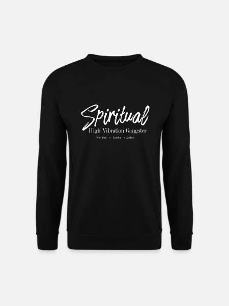 Spiritueller Gangster mit hoher Vibration - Premium - Unisex Pullover - Schwarz