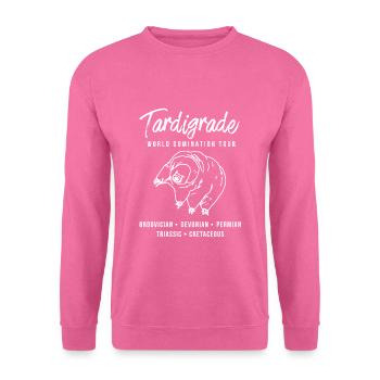La tournée de la domination du monde prolonge le cadeau Tardigrade - Sweat-shirt Unisexe - rose - Devant